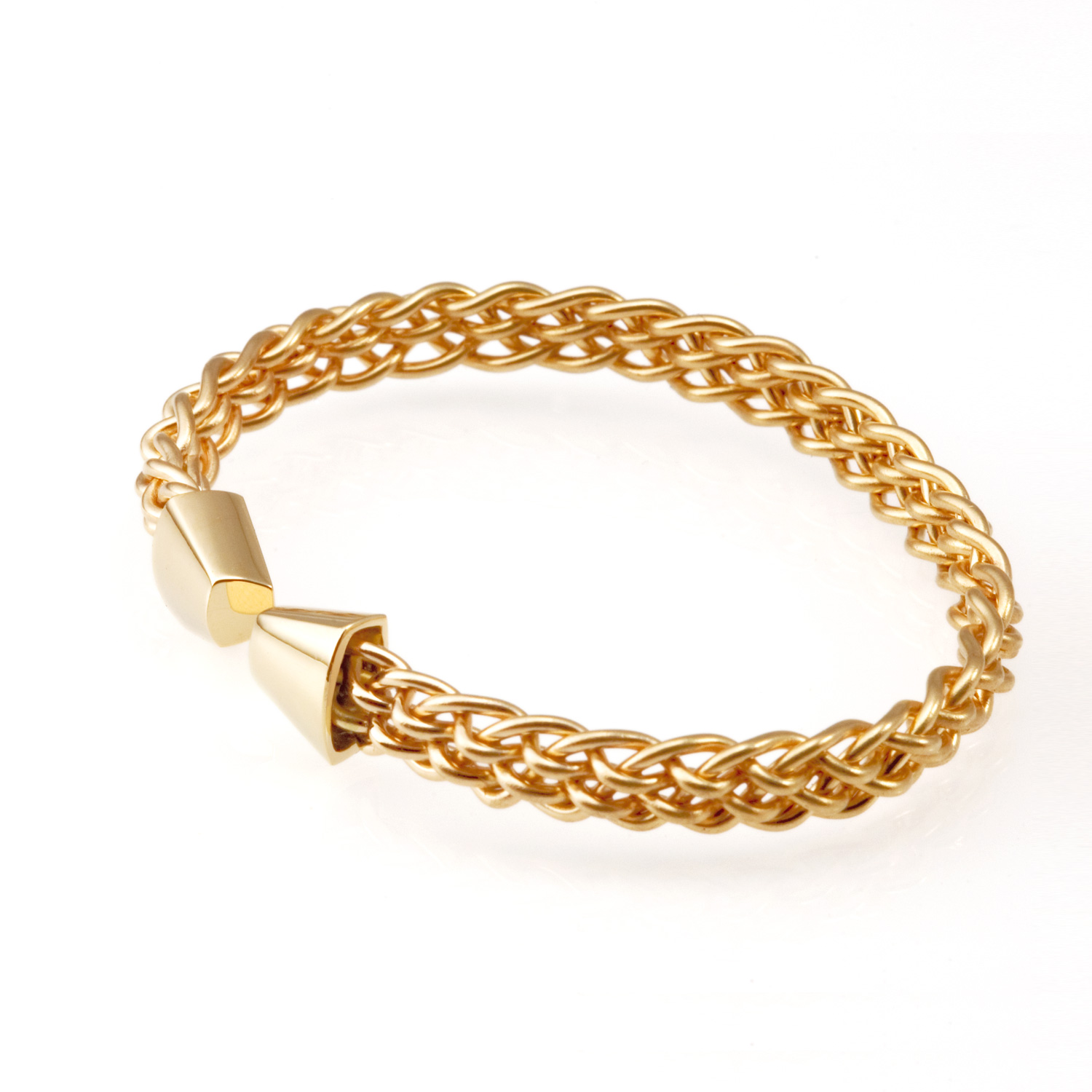 Trillion Six Strand Weave Bracelet by Tamberlaine