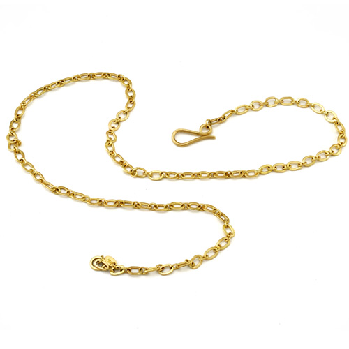 Handmade Chain Necklace, 18k gold