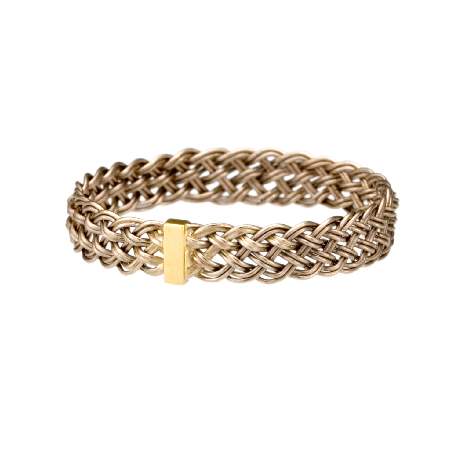 Bar Island Ring 18k white gold by Tamberlaine